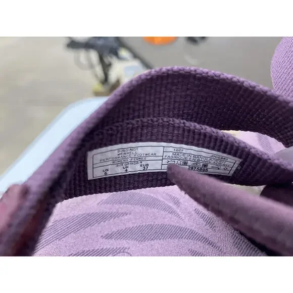 Merrell Women's Size 6 Terran 3 Cush Lattice Sandals Burgundy Leather J005662 - Picture 2 of 8